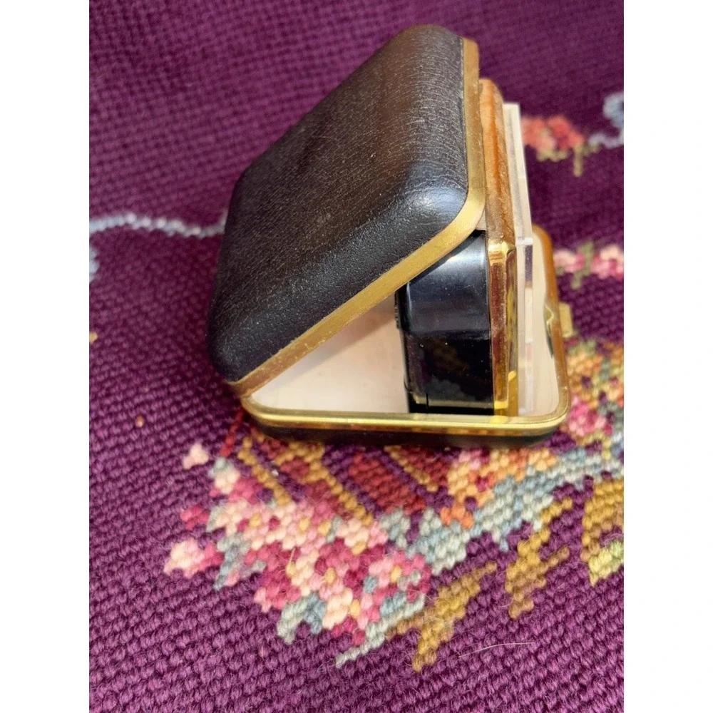 VINTAGE‎ MARCEL IN CASE QUARTZ TRAVELING ALARM CLOCK MADE IN JAPAN  WORKS